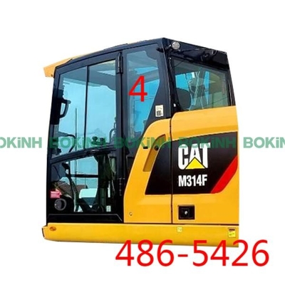 486-5426 la posición posterior de cristal NO.4 de la puerta izquierda del taxi de CATERPILLAR moderó el vidrio